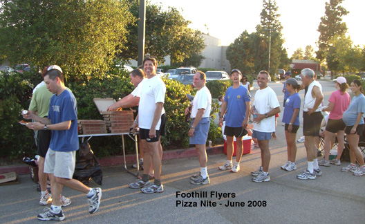Pizza nite in the REI parking lot